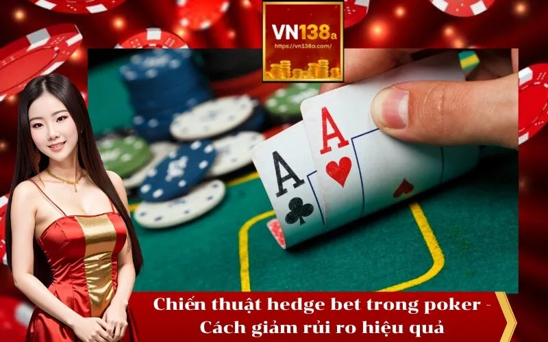 Chiến thuật hedge bet trong poker - Cách giảm rủi ro hiệu quả